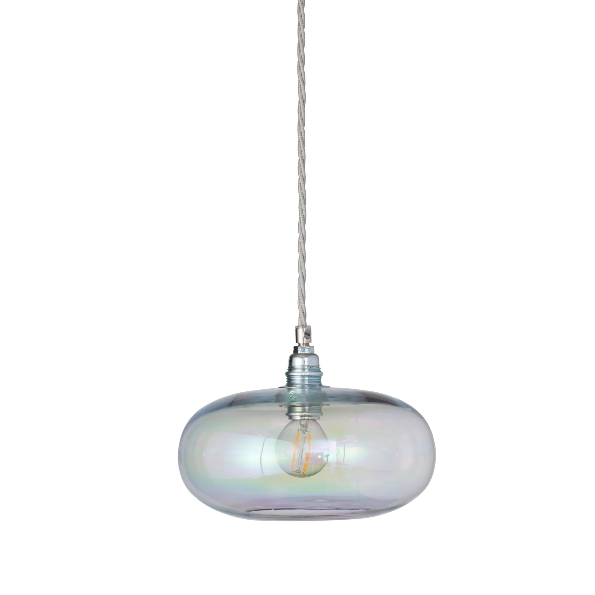 Lampe à suspension Horizon Ø 21cm, Chameleon-argent EBB & FLOW