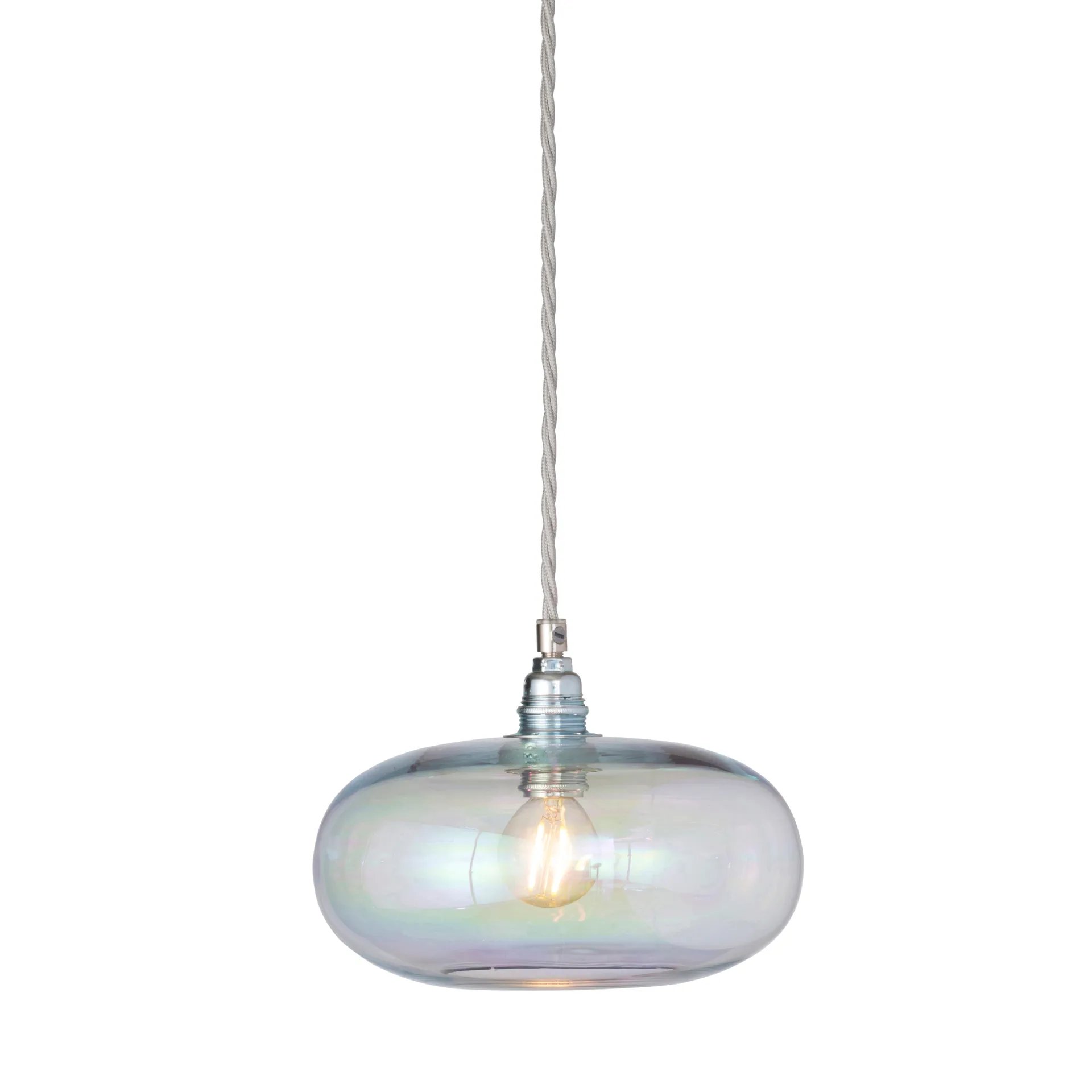 Lampe à suspension Horizon Ø 21cm, Chameleon-argent EBB & FLOW