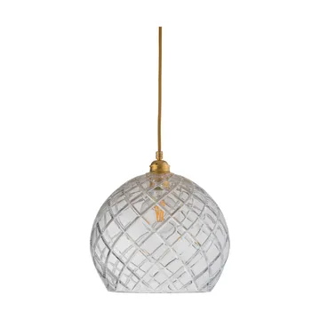 Lampe à suspension Rowan L, Ø 28 cm - Crystal, large check - EBB & FLOW