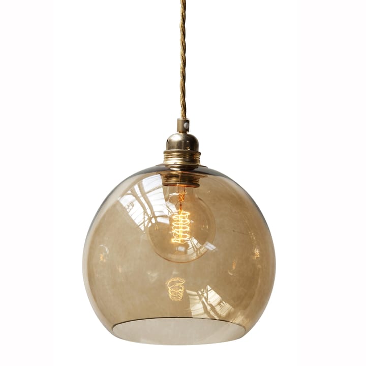 Lampe à suspension Rowan M, Ø 22 cm - chestnut brown - EBB & FLOW