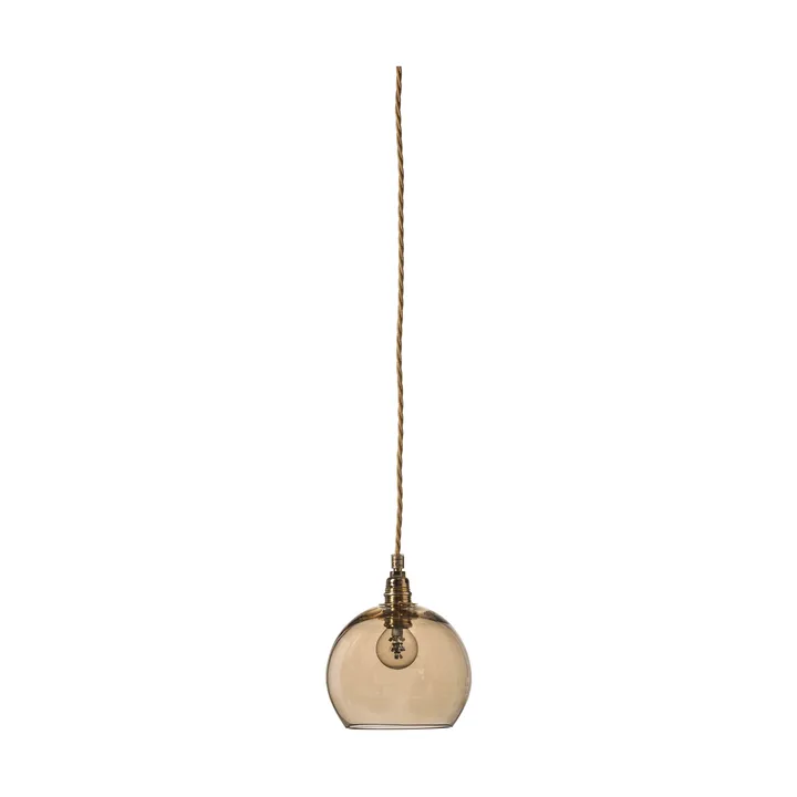 Lampe à suspension Rowan S, Ø 15,5 cm - Golden smoke - EBB & FLOW