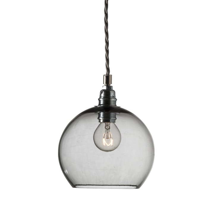 Lampe à suspension Rowan S, Ø 15,5 cm - smokey grey - EBB & FLOW