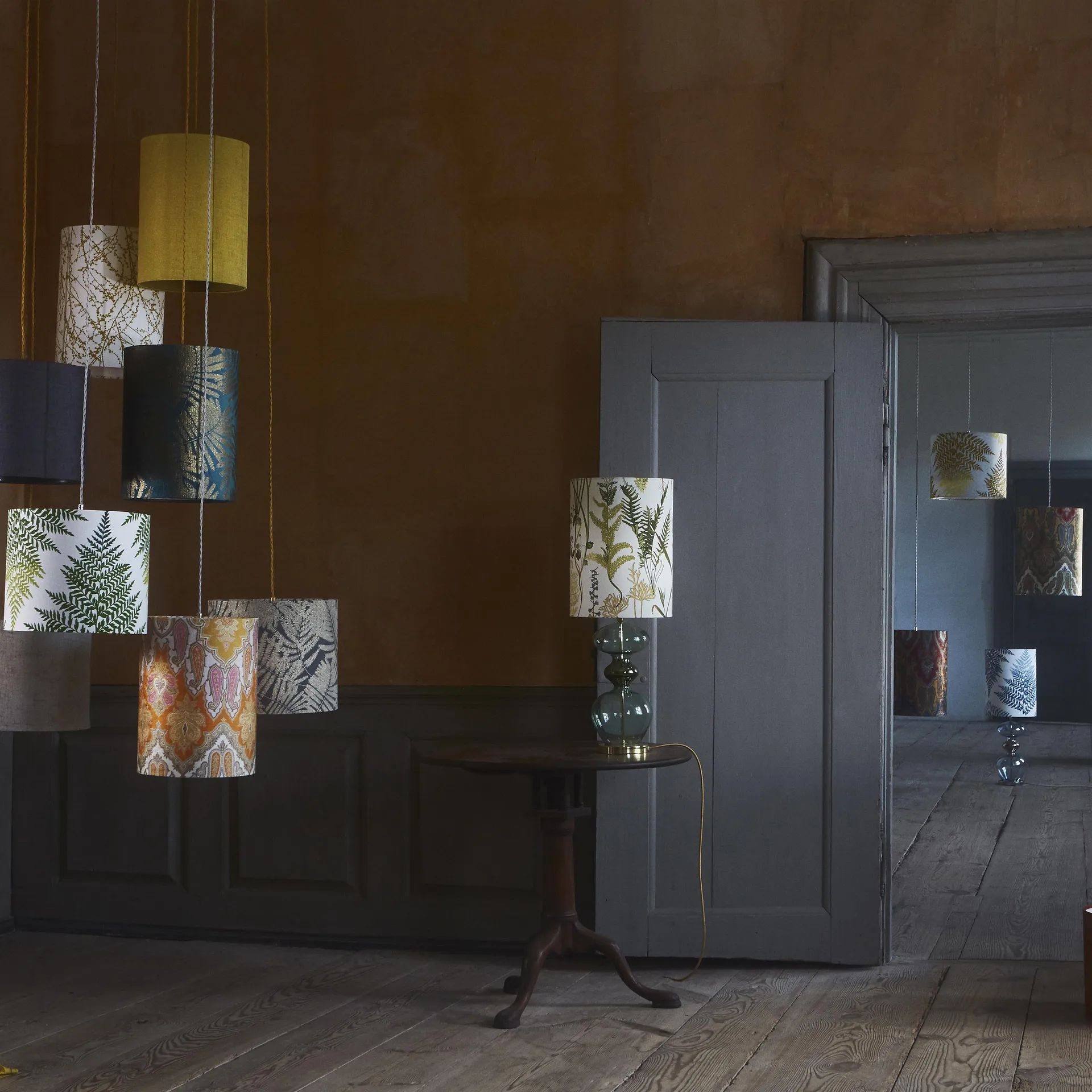 Pied pour lampe Futura, Forest green EBB & FLOW