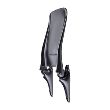 Chaise murale Edblad polie mate - Aluminium laqué noir - Edblad