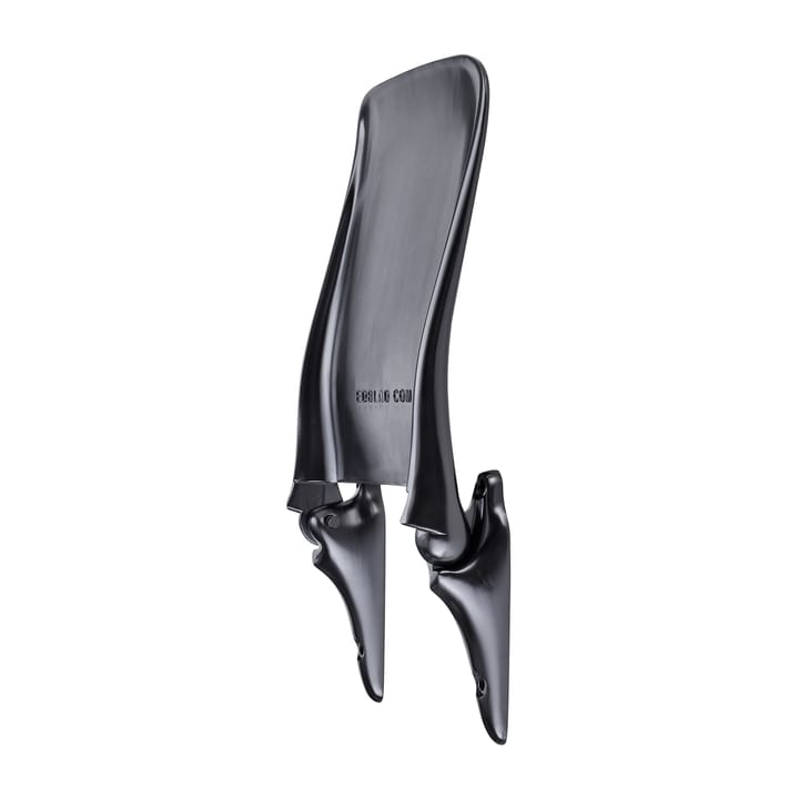 Chaise murale Edblad polie mate - Aluminium laqué noir - Edblad