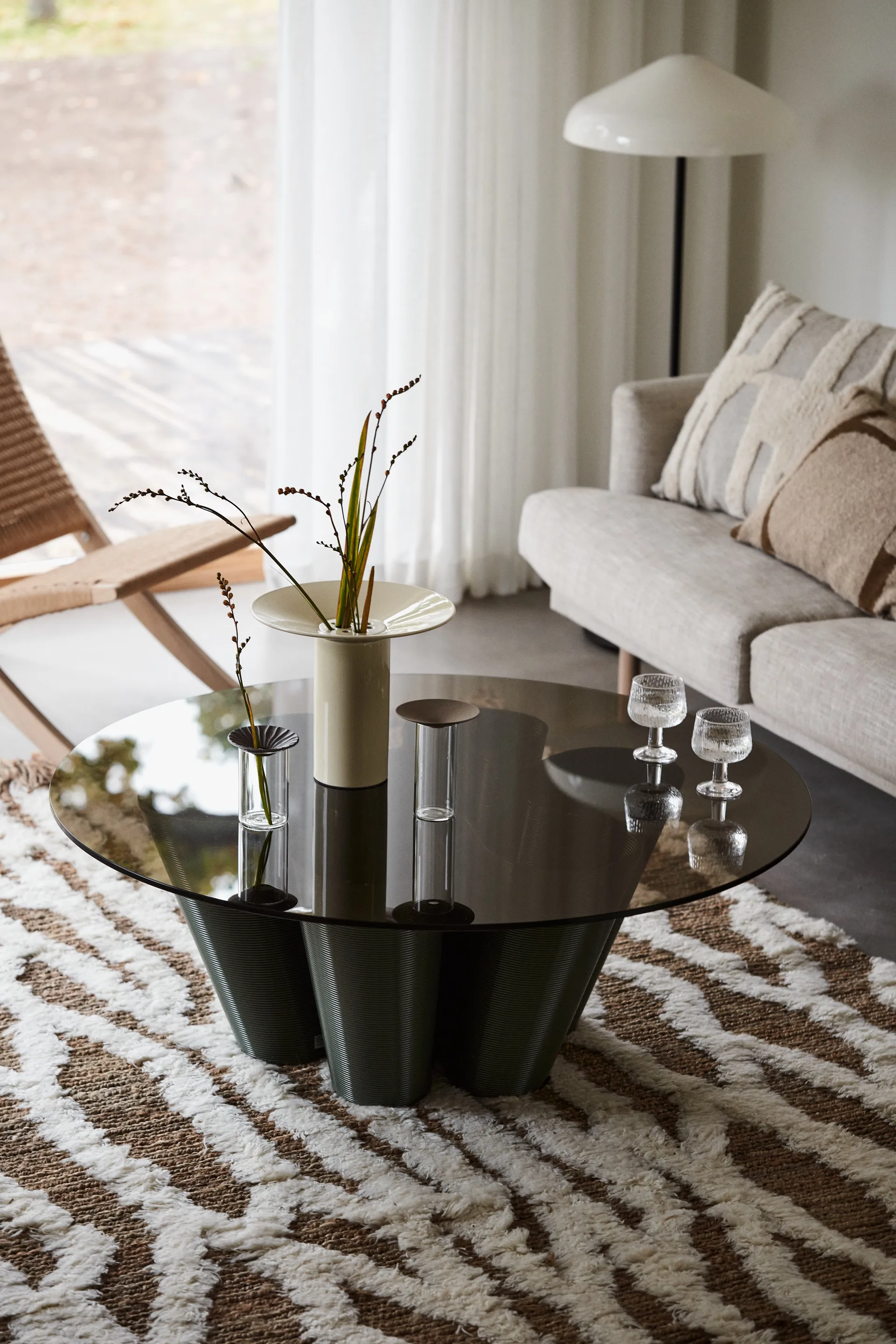 Table basse Anemone Ø110 cm, Olive Ekbacken Studios