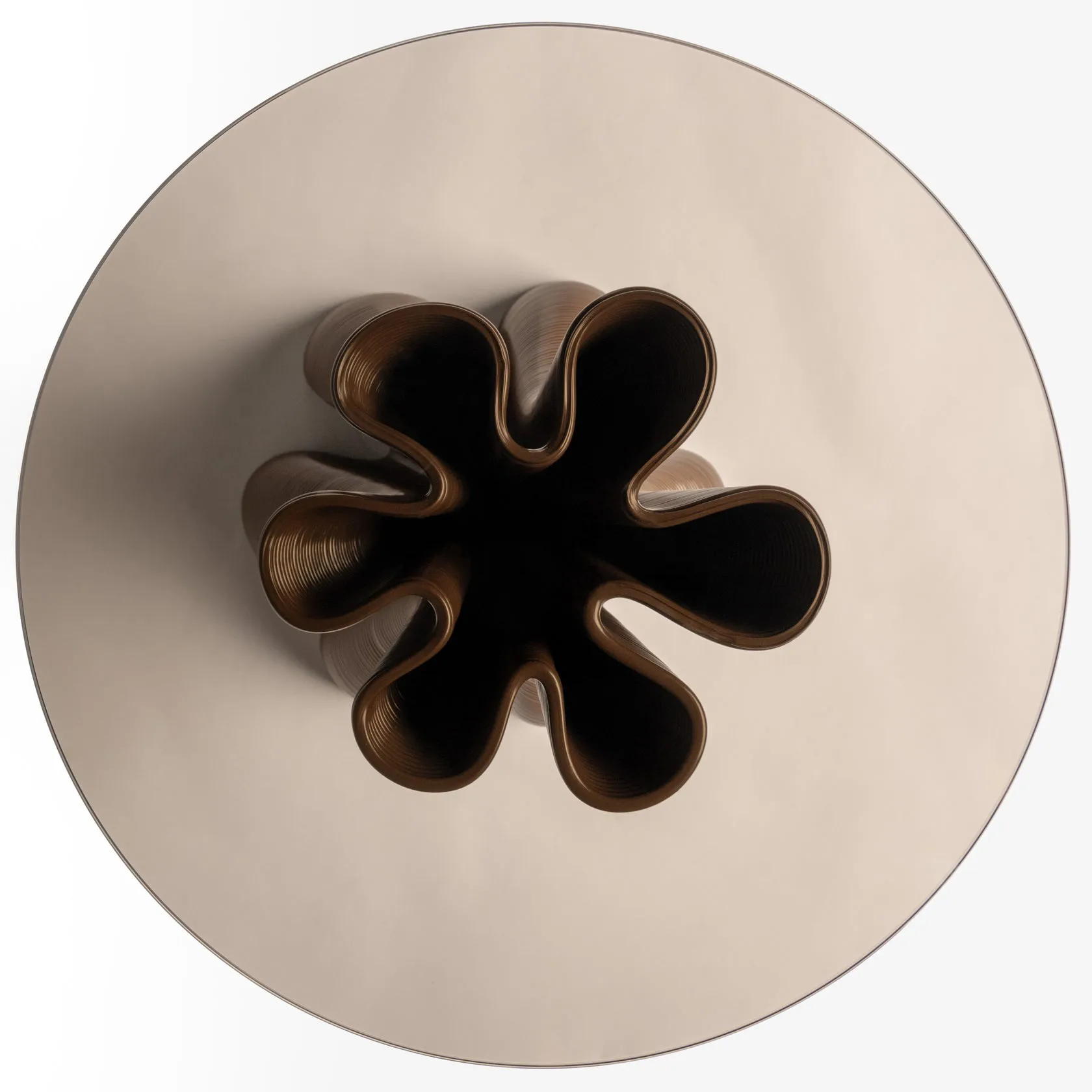 Table d'appoint Anemone Ø50 cm, Chocolate Ekbacken Studios