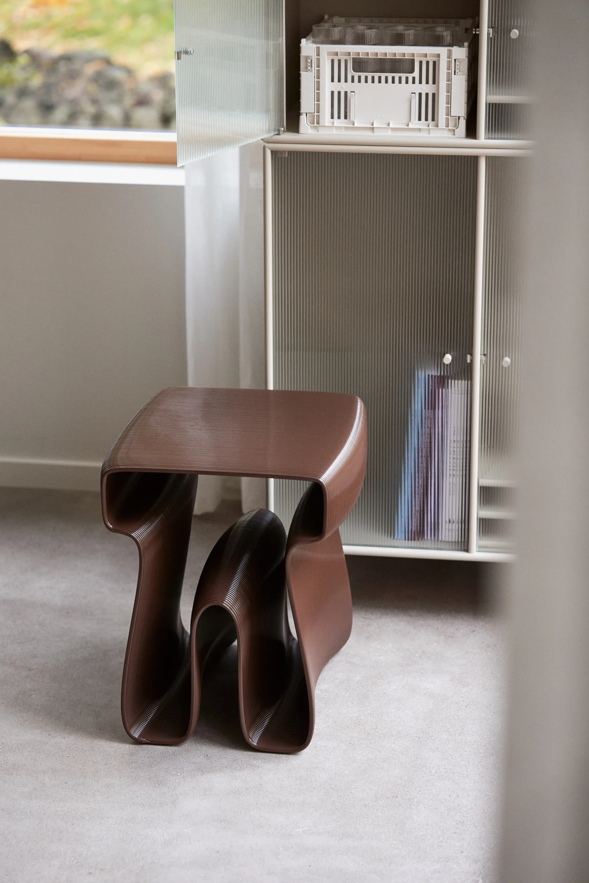 Table d'appoint Octopus 38x40 cm, Chocolate Ekbacken Studios