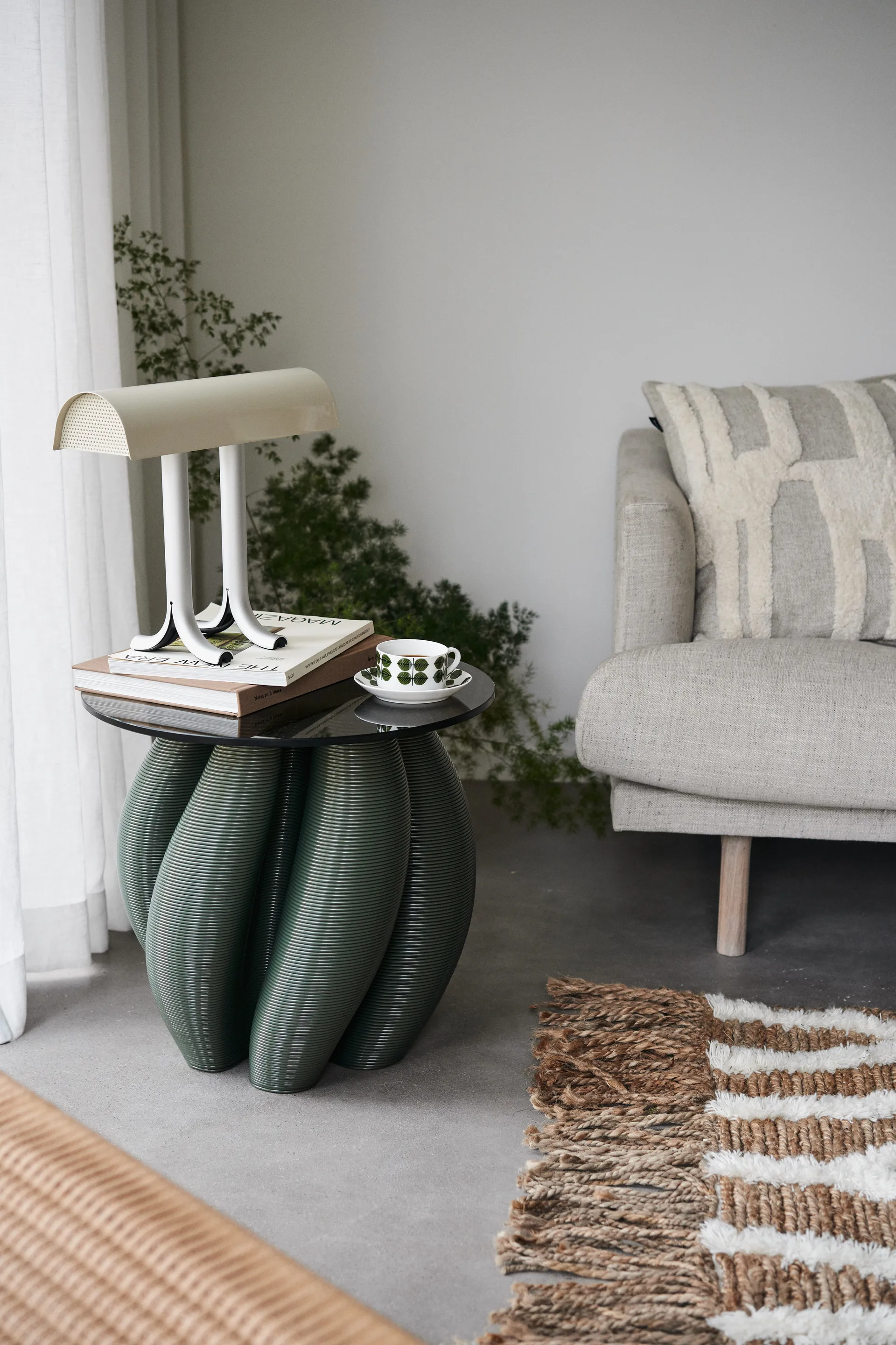 Table d'appoint Water lily Ø50 cm, Olive Ekbacken Studios