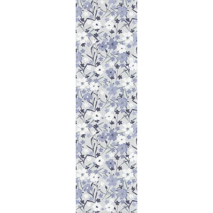 Chemin de table Blombo 35x120 cm - Bleu - Ekelund Linneväveri
