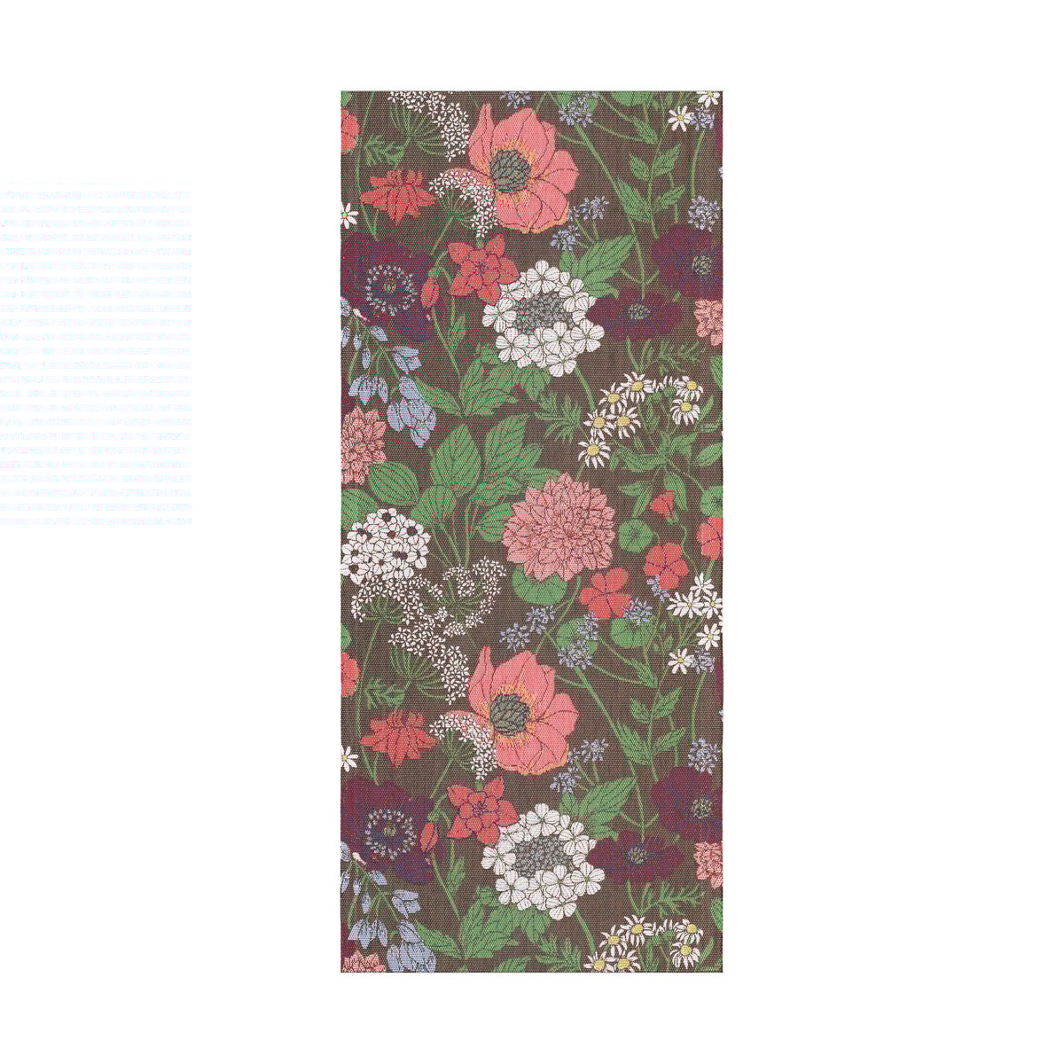 Ekelund Linneväveri Chemin de table Blomsterfång 35x80 cm Multi