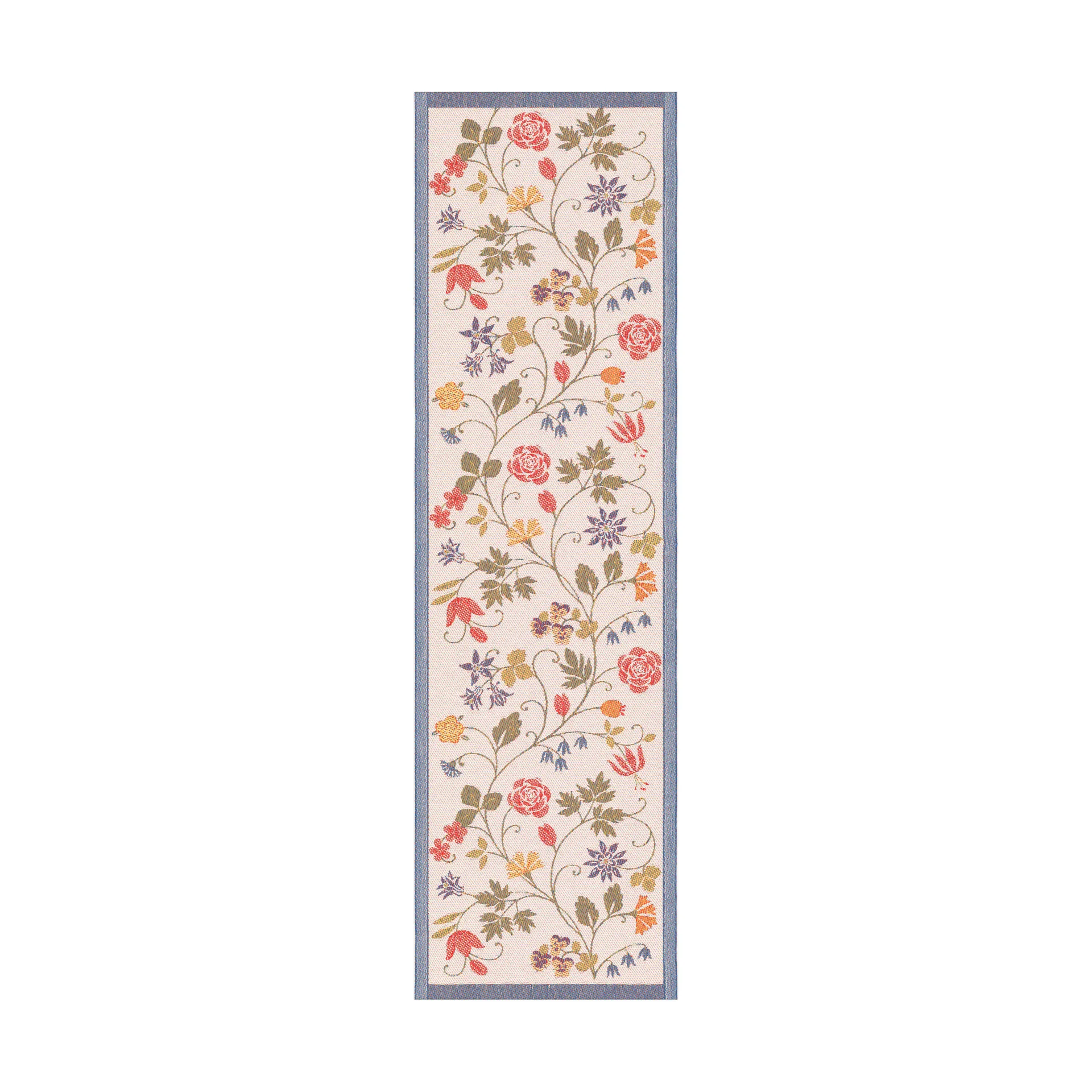 Chemin de table Flower 35x120 cm, Multi Ekelund Linneväveri