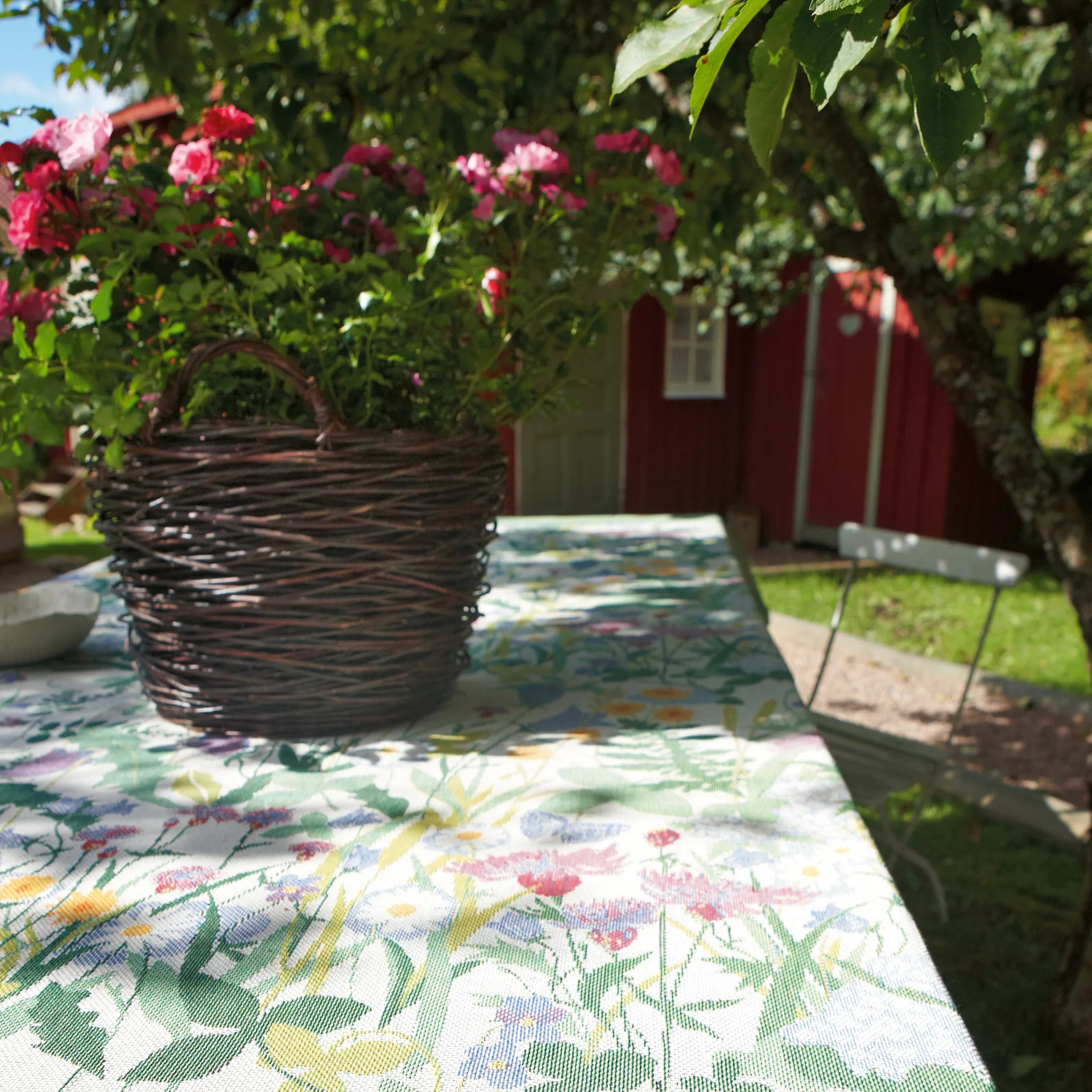 Chemin de table Sommartid, 35x140 cm Ekelund Linneväveri
