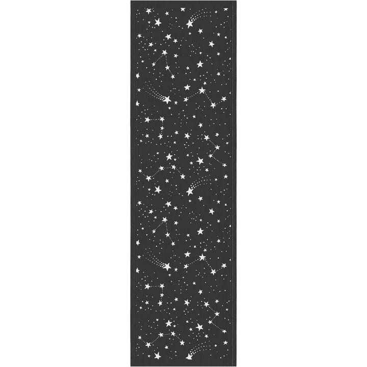 Chemin de table Stjärnfall 35x120 cm - Noir - Ekelund Linneväveri
