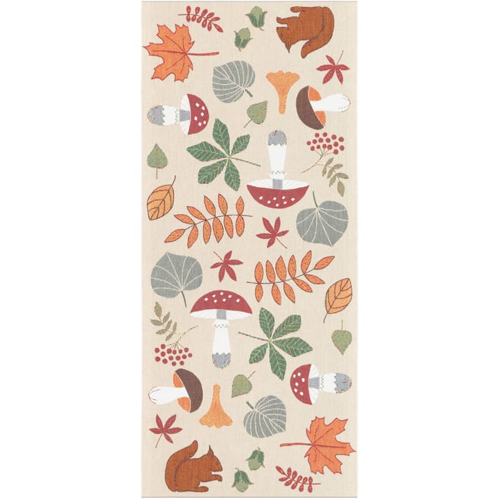 Chemin de table Svamplöv 35x80 cm, Multi Ekelund Linneväveri