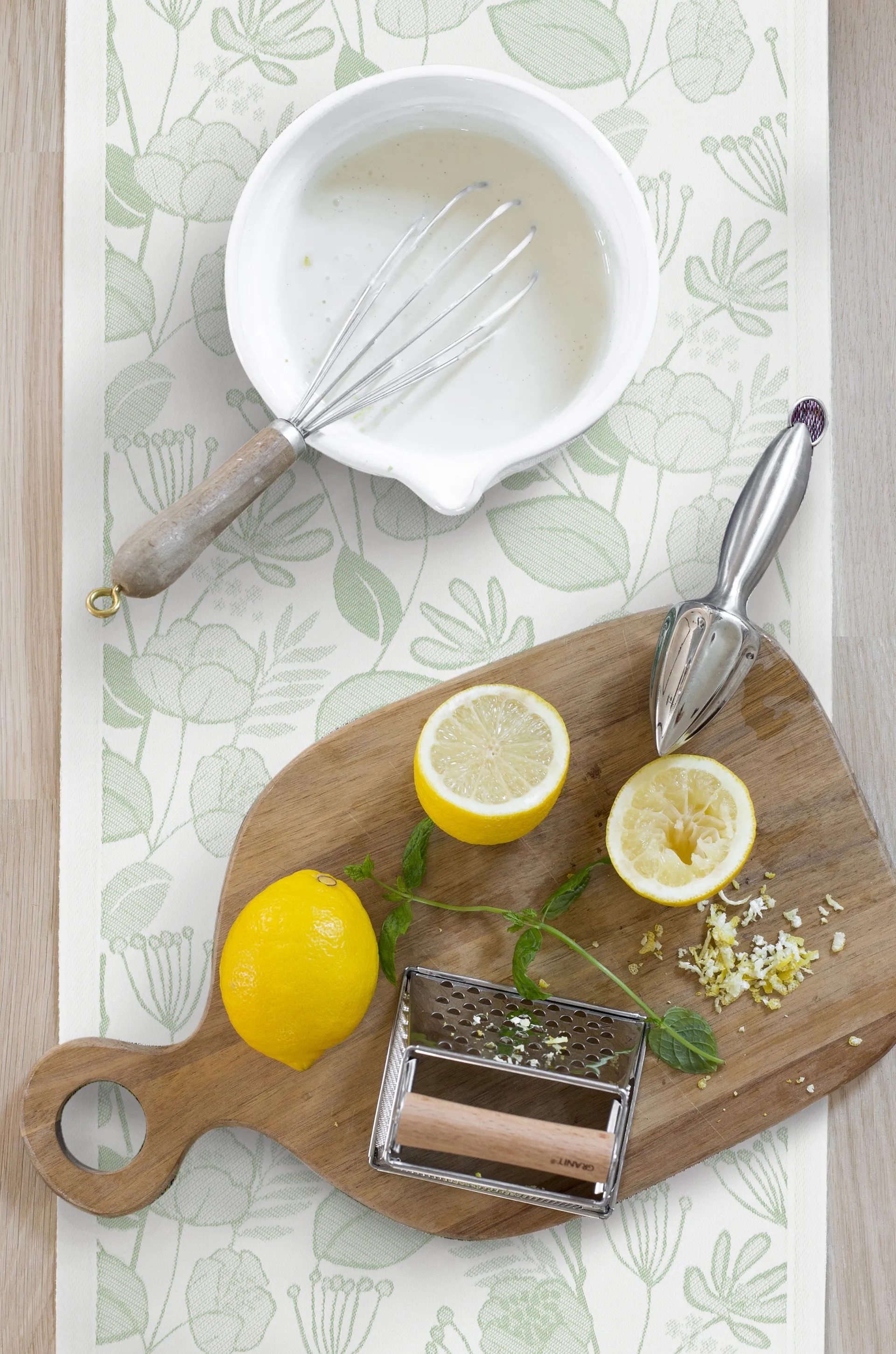 Chemin de tableb Grönska 35x120 cm, Vert Ekelund Linneväveri