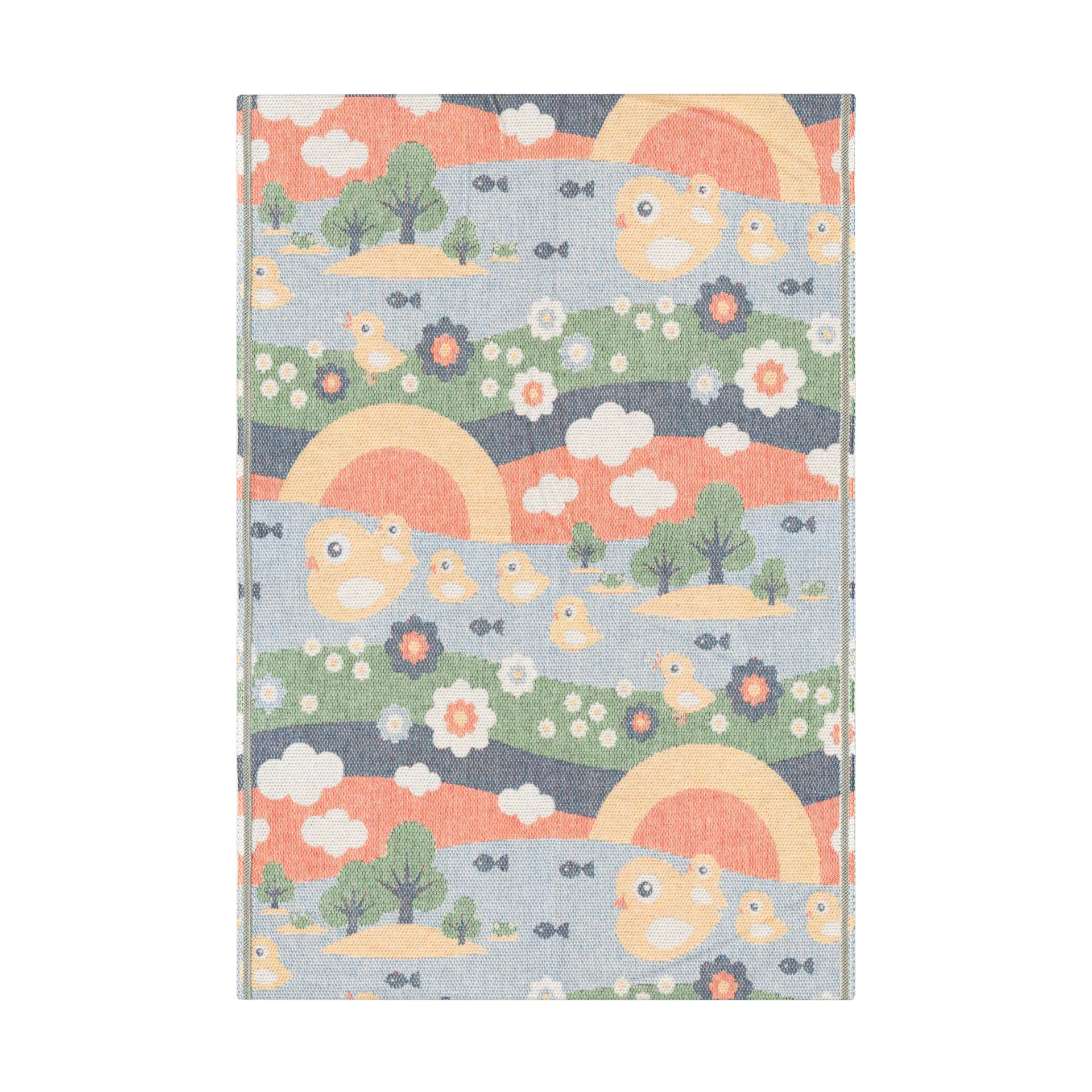 Couverture bébé Ankdalen 72x105 cm, Multi Ekelund Linneväveri