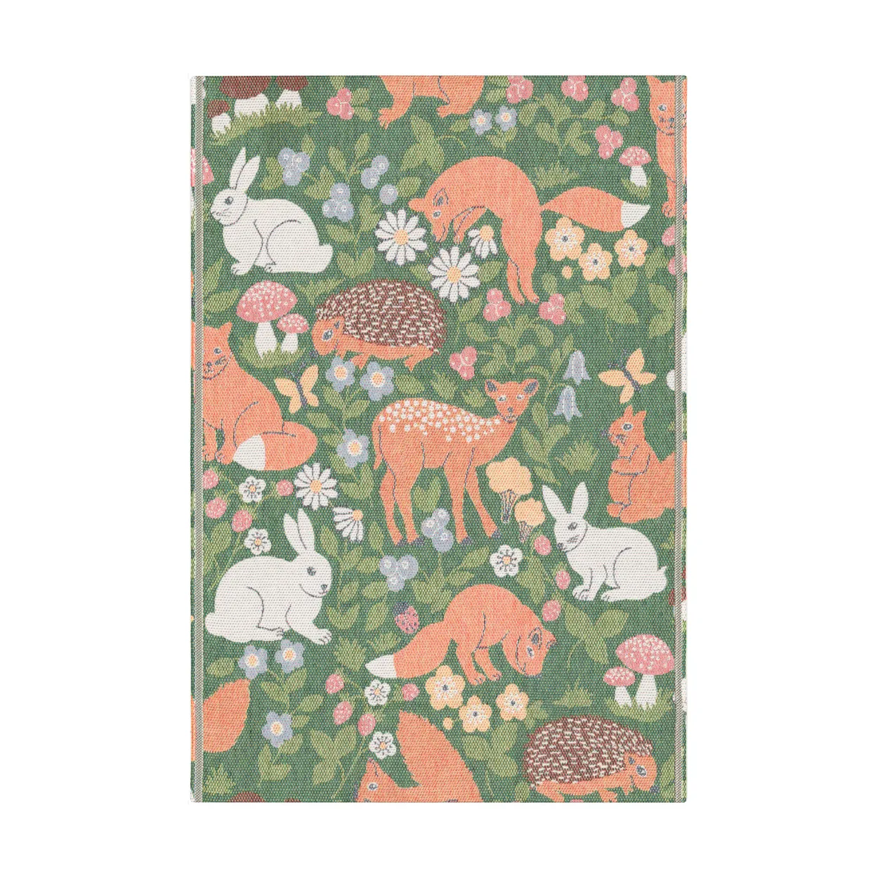 Ekelund Linneväveri Couverture bébé Skogslek 72x105 cm Multi