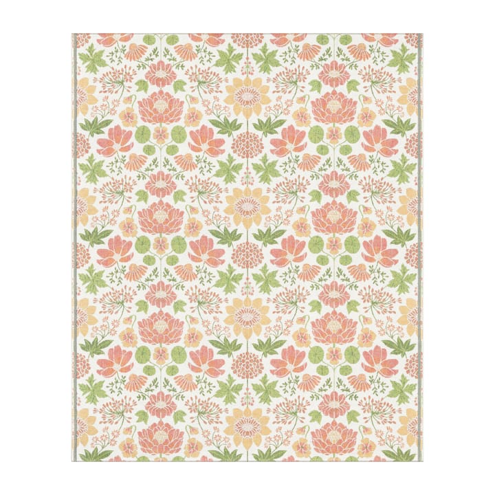 Couverture en coton Krasse 140x170 cm - Orange - Ekelund Linneväveri