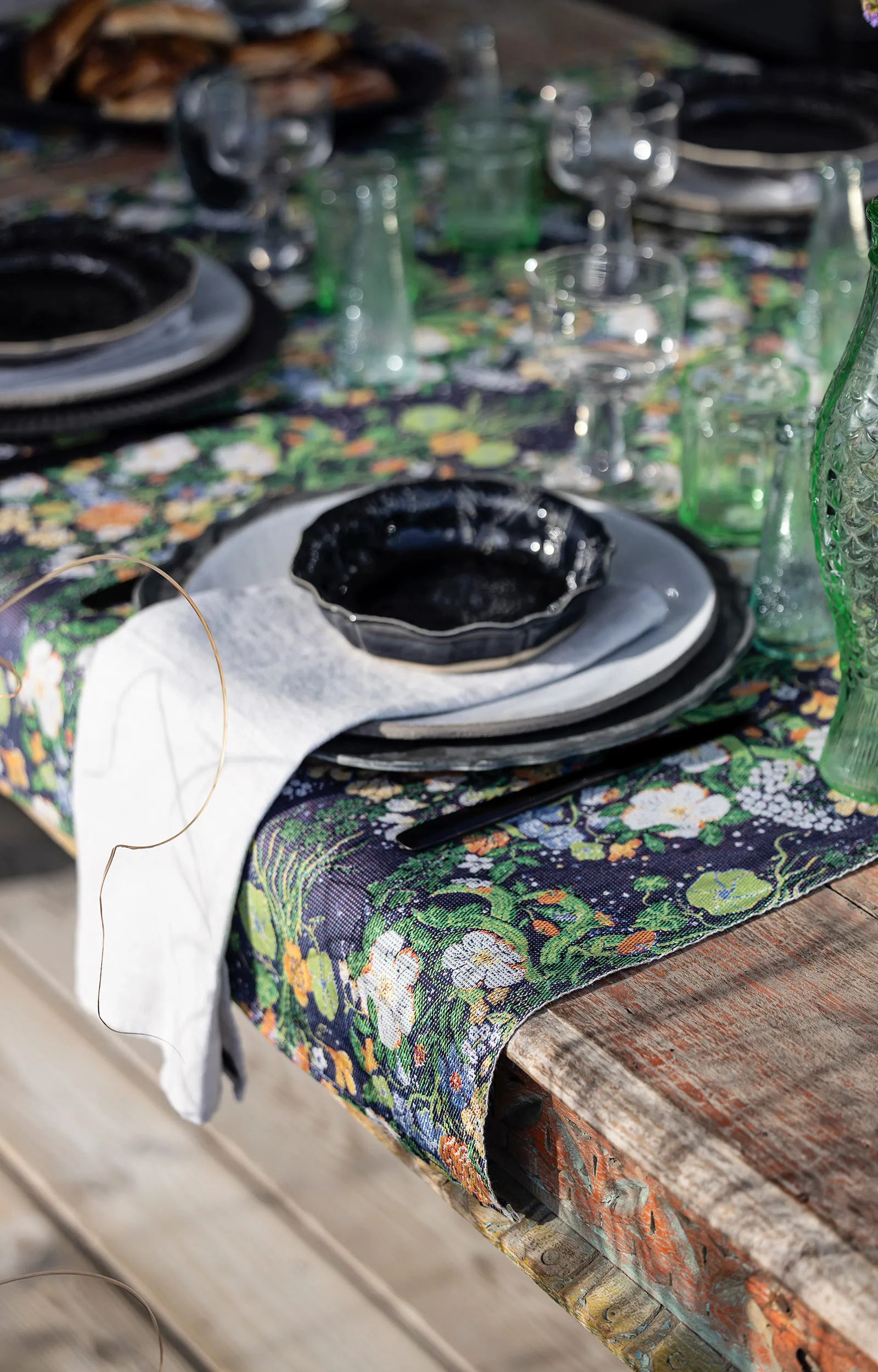 Couverture en coton Värme 140x170 cm, Rouge Ekelund Linneväveri