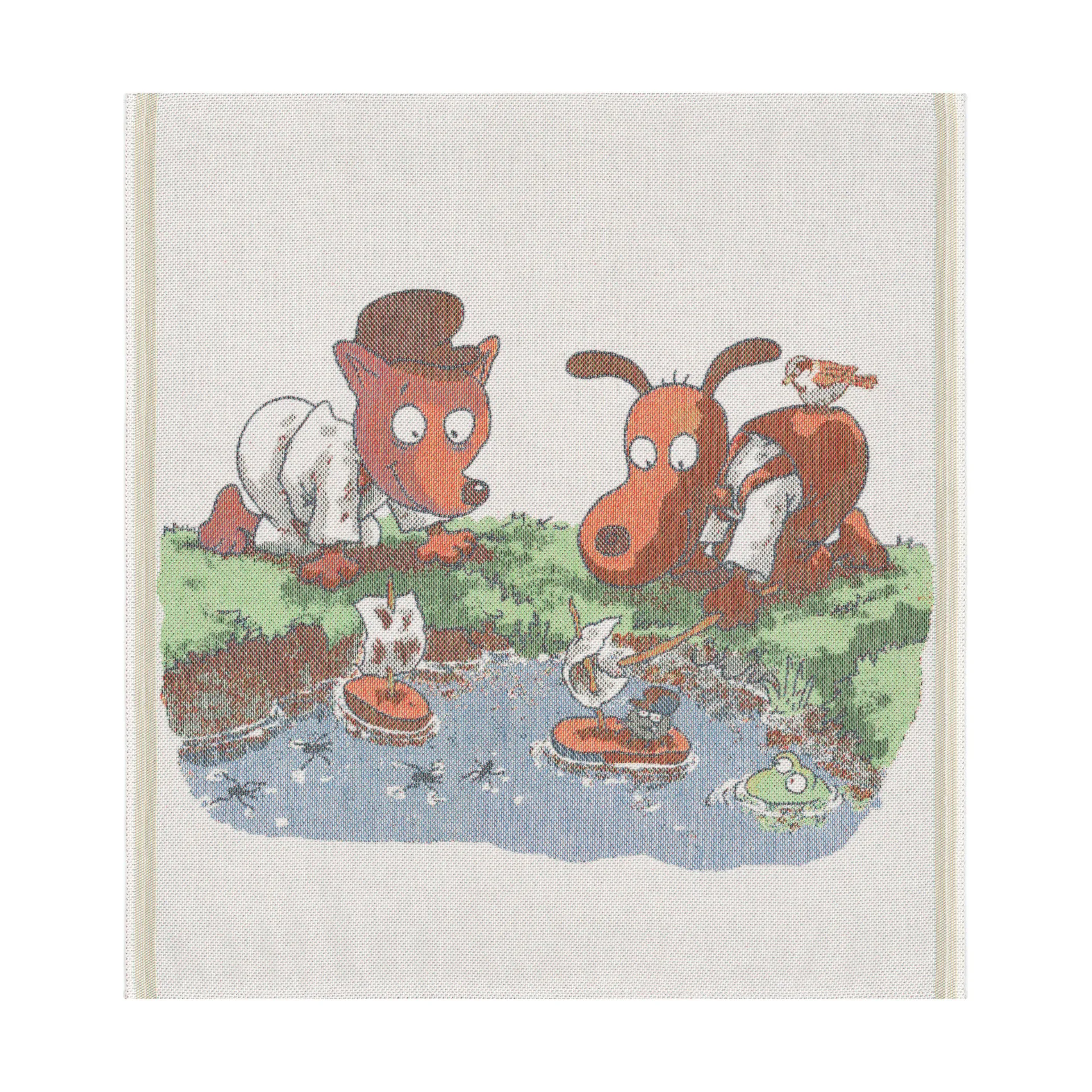 Couverture pour bébé Barkbåtar 70x75 cm, Multi Ekelund Linneväveri