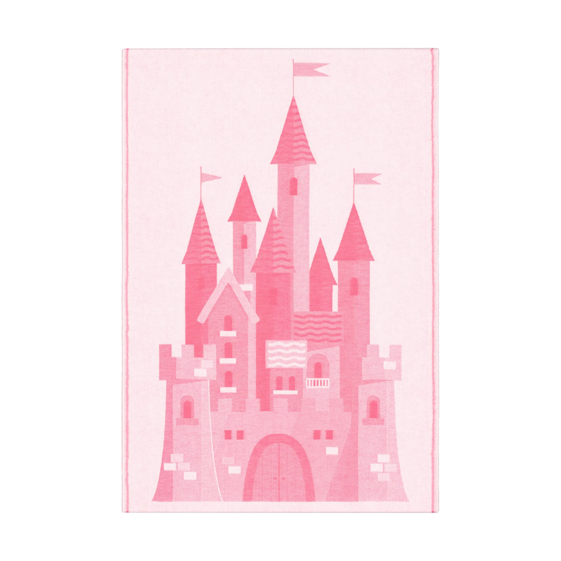 Couverture pour bébé Castle 72x105 cm, Rose Ekelund Linneväveri