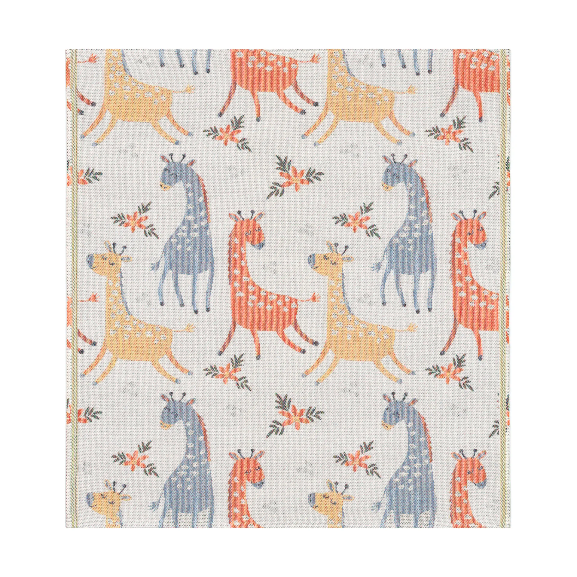 Couverture pour bébé Giraffer 70x75 cm, Multi Ekelund Linneväveri