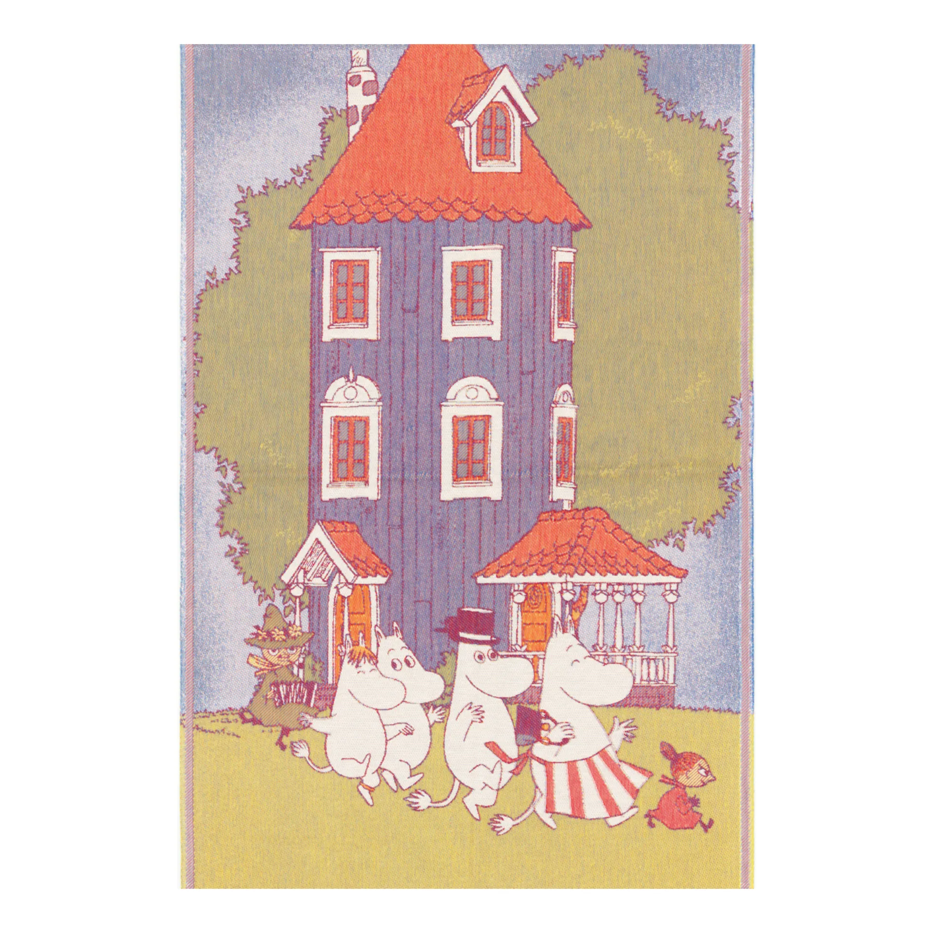 Couverture pour enfant Moomin 72x105 cm, Moomin house Ekelund Linneväveri