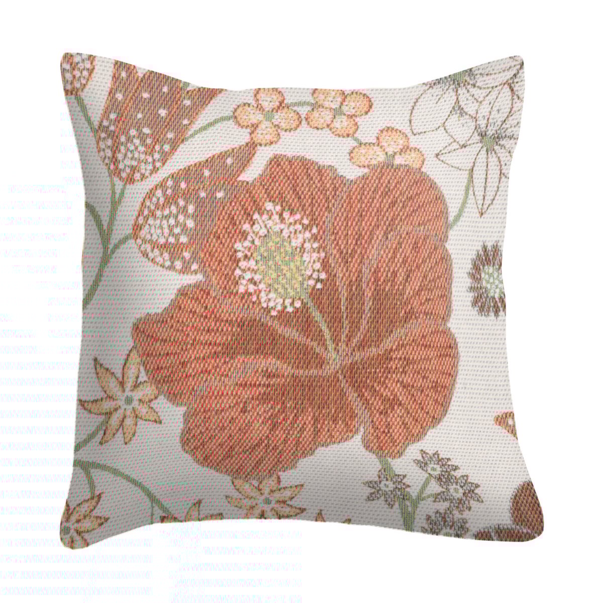 Ekelund Linneväveri Housse de coussin Kvällsblom 40x40 cm Multi