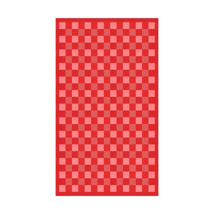 Nappe à damiers rouge - 150x210 cm  - Ekelund Linneväveri
