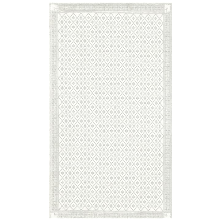 Nappe Åttebladrose beige - 150x310 cm - Ekelund Linneväveri