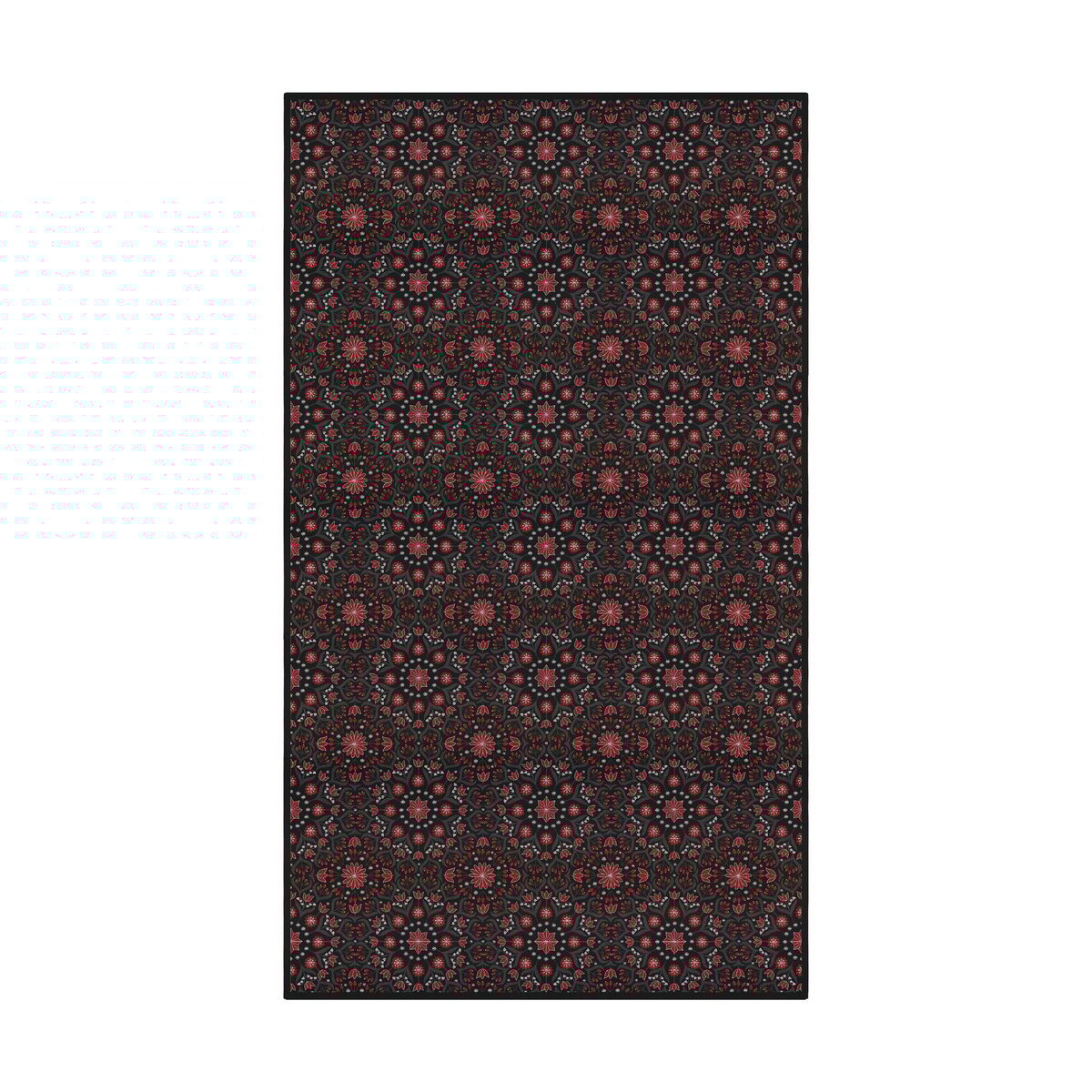 Ekelund Linneväveri Nappe Bettys jul 145x300 cm Rouge-noir