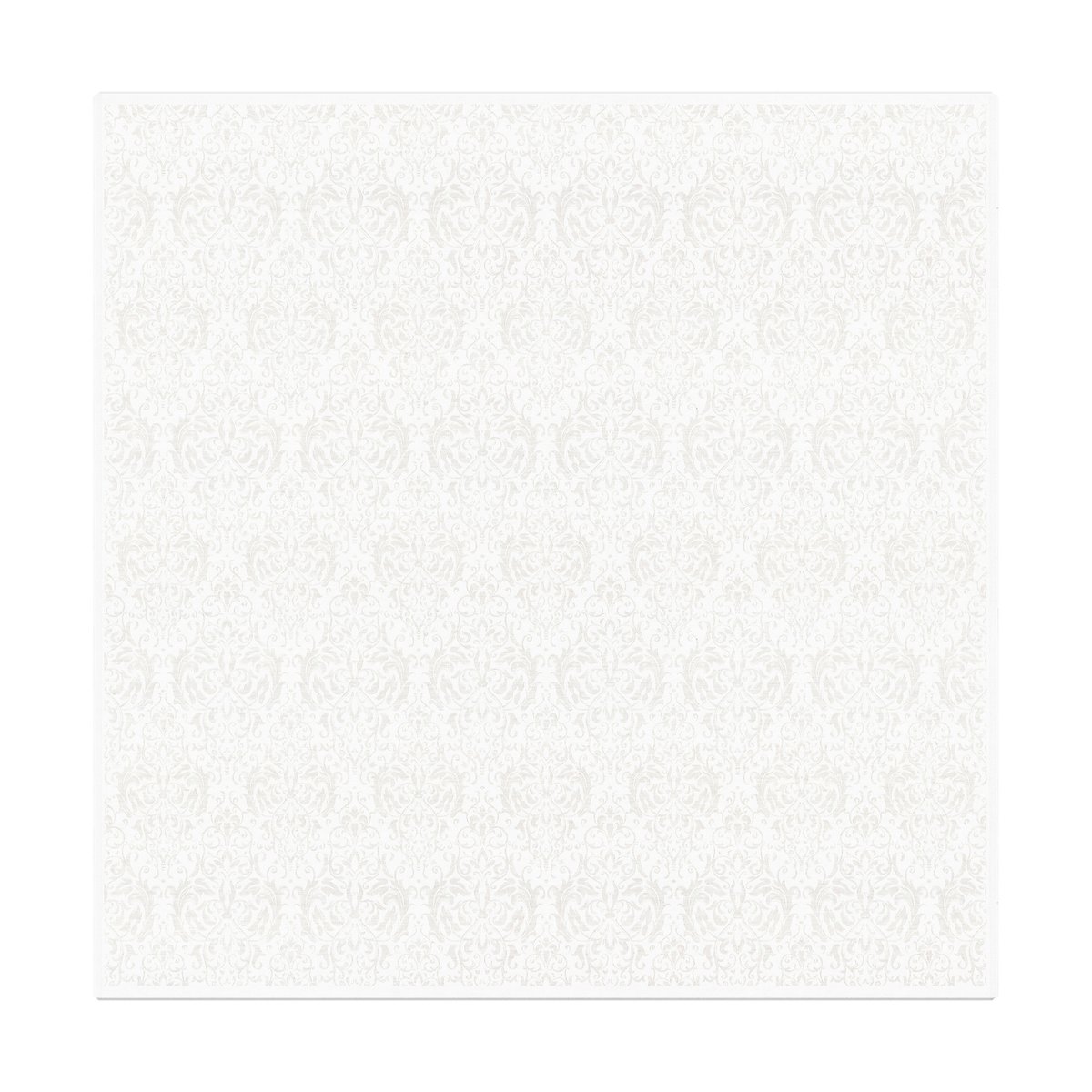 Ekelund Linneväveri Nappe Medaljong 150x150 cm Blanc