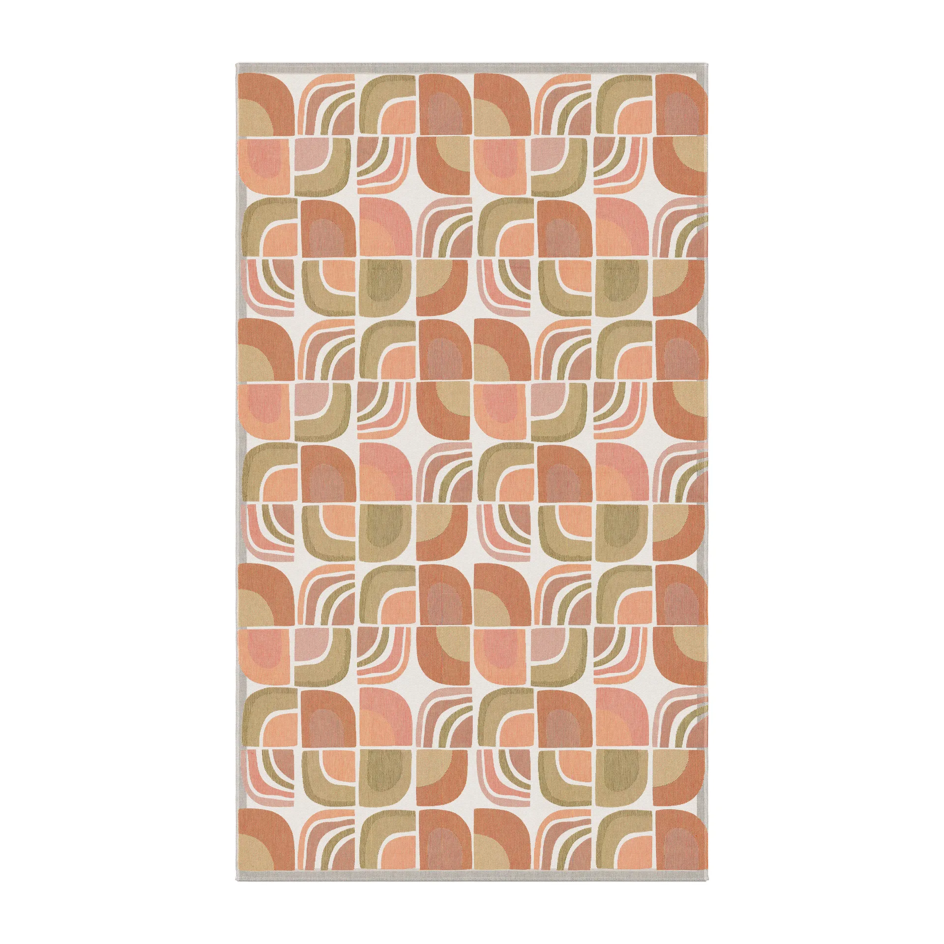 Nappe mosaïque, 145x210 cm  Ekelund Linneväveri
