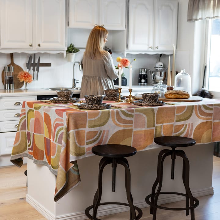 Nappe mosaïque, 145x210 cm  Ekelund Linneväveri