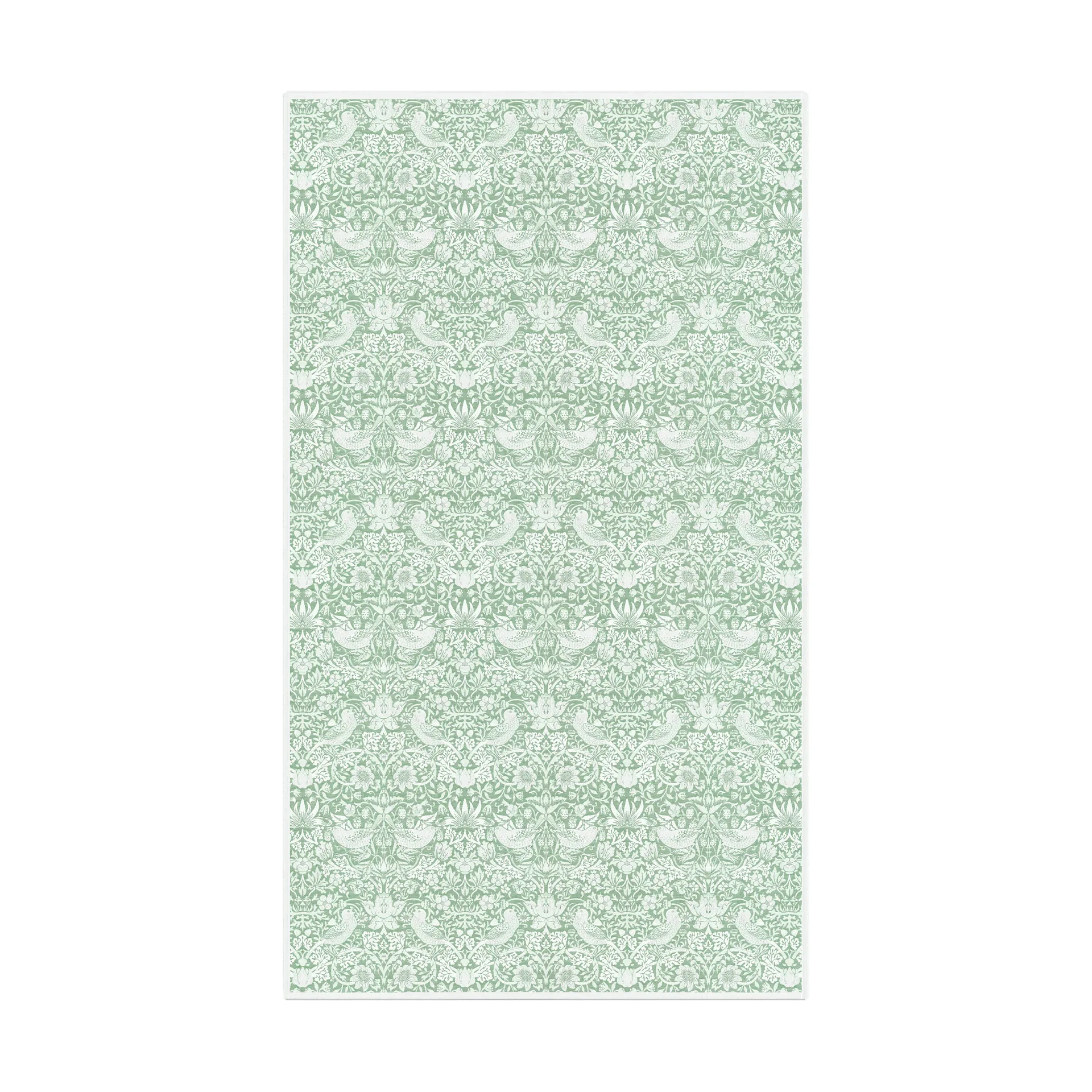 Nappe Strawberry Thief 150x250 cm, Vert Ekelund Linneväveri