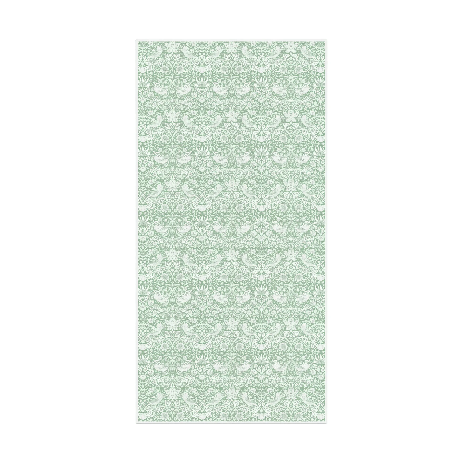 Nappe Strawberry Thief 150x300 cm, Vert Ekelund Linneväveri