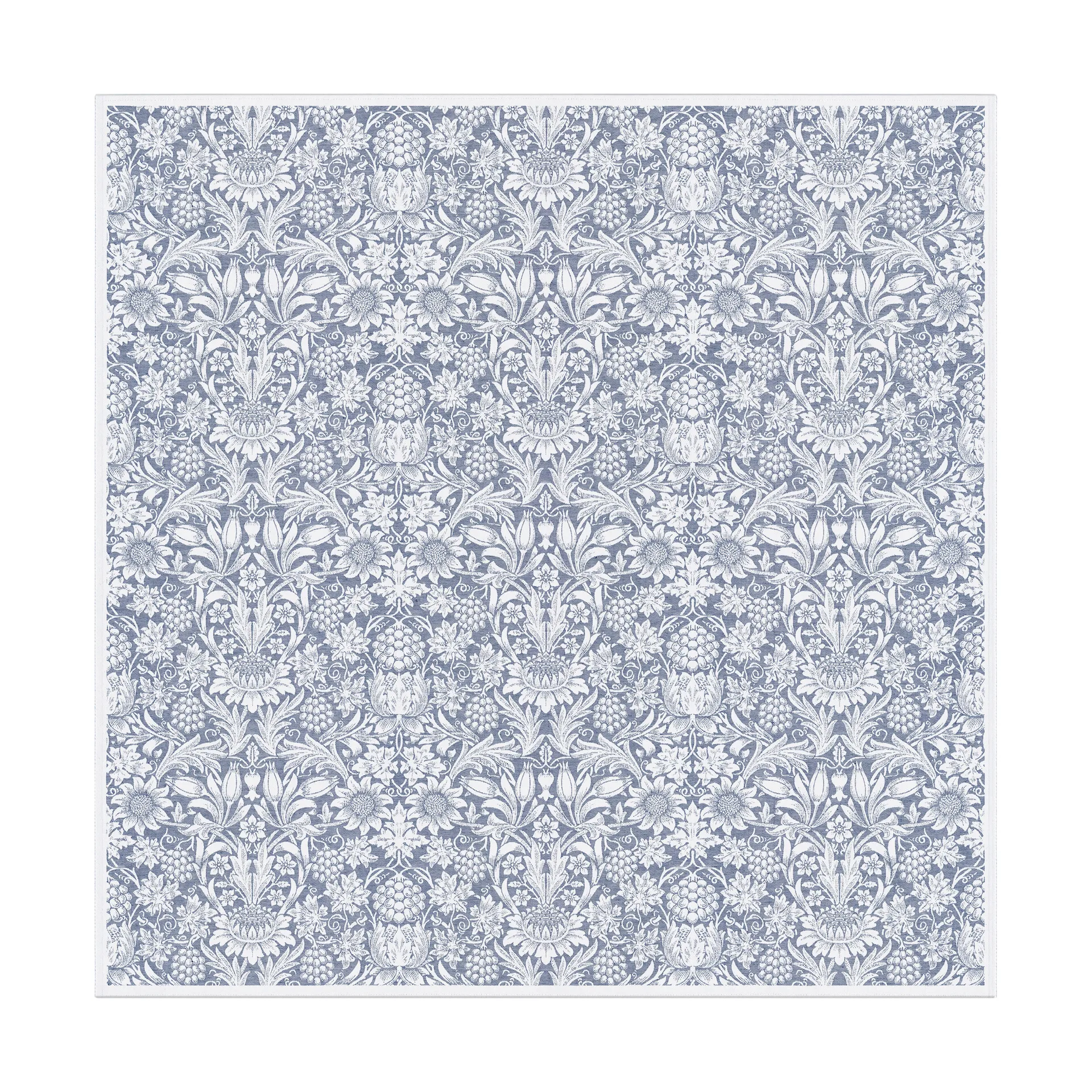 Nappe Sunflower 150x150 cm, Bleu Ekelund Linneväveri