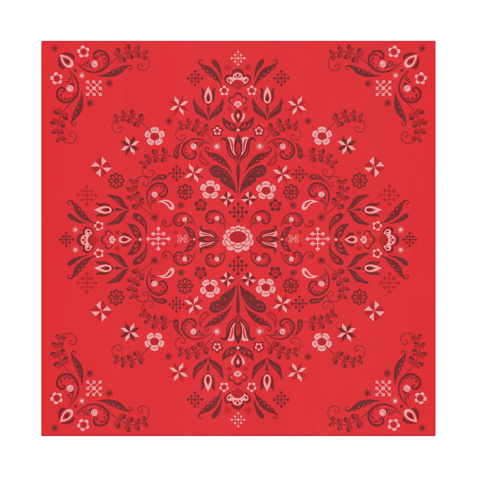 Nappe Torplyckan 145x145 cm, Rouge Ekelund Linneväveri