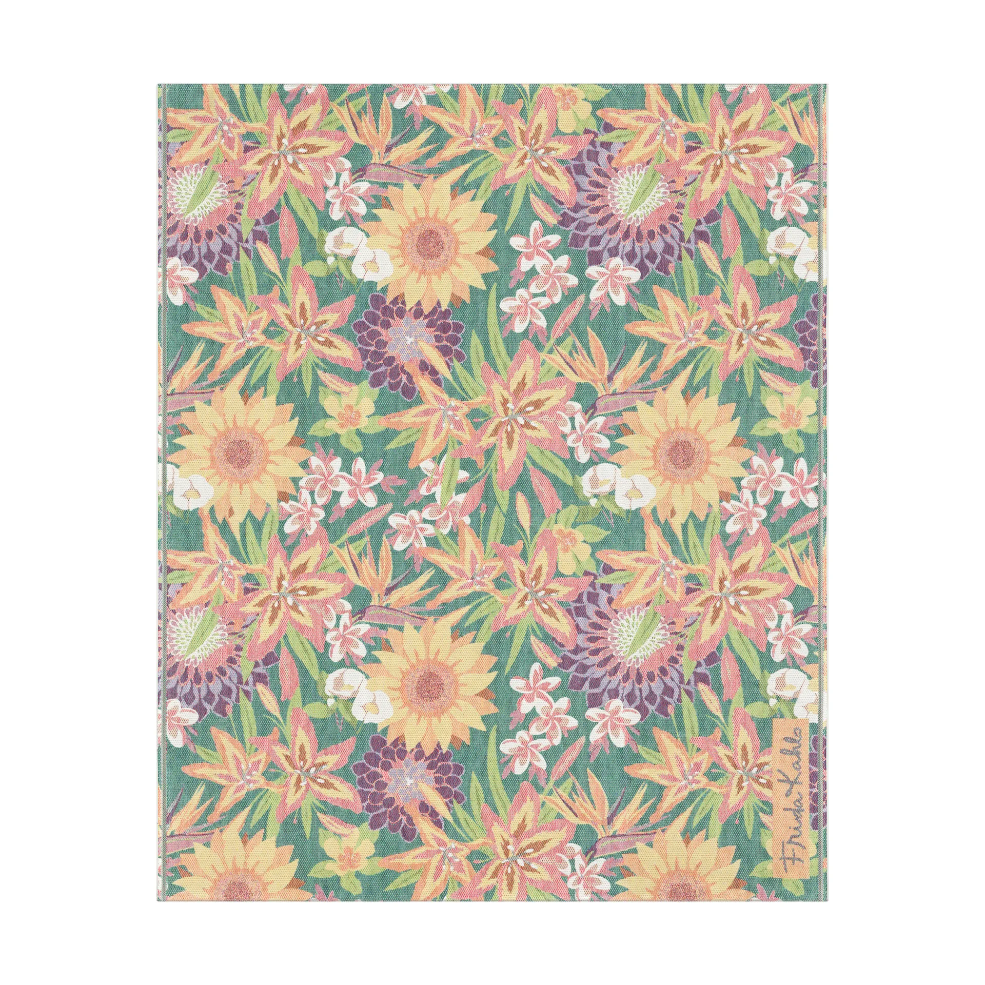 Plaid Flores 140x170 cm, Multi Ekelund Linneväveri