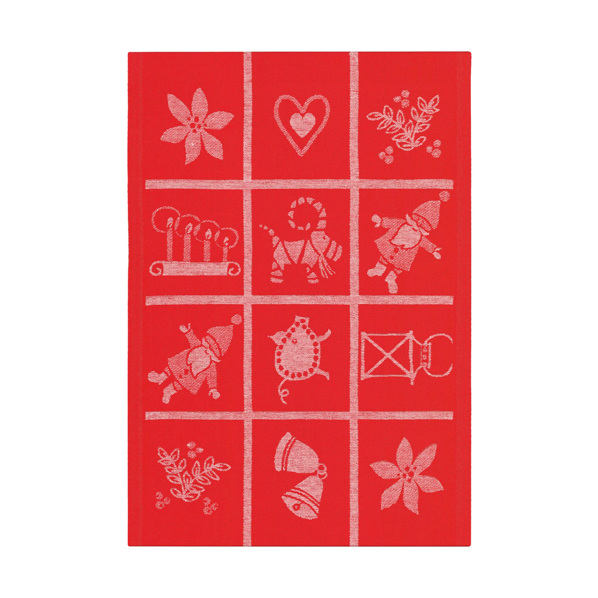 Serviette de cuisine Adventruta 35x50 cm, Rouge Ekelund Linneväveri