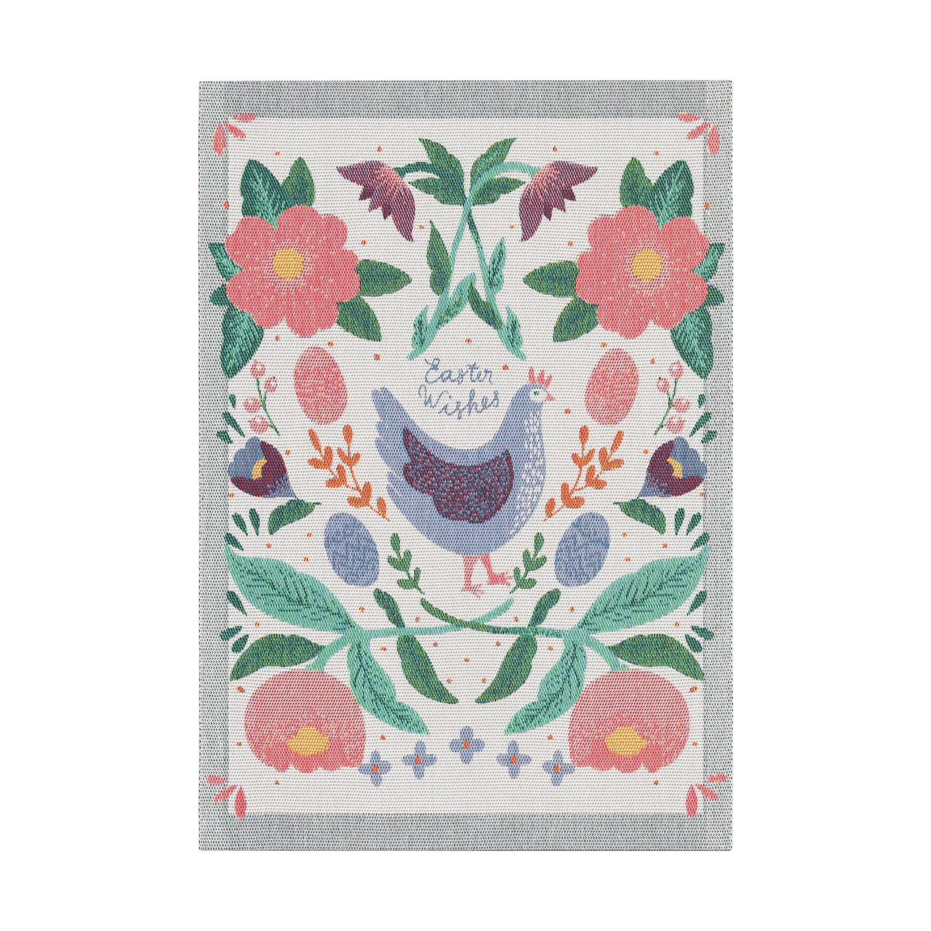 Serviette de cuisine Easter Chicken 35x50 cm, Multi Ekelund Linneväveri