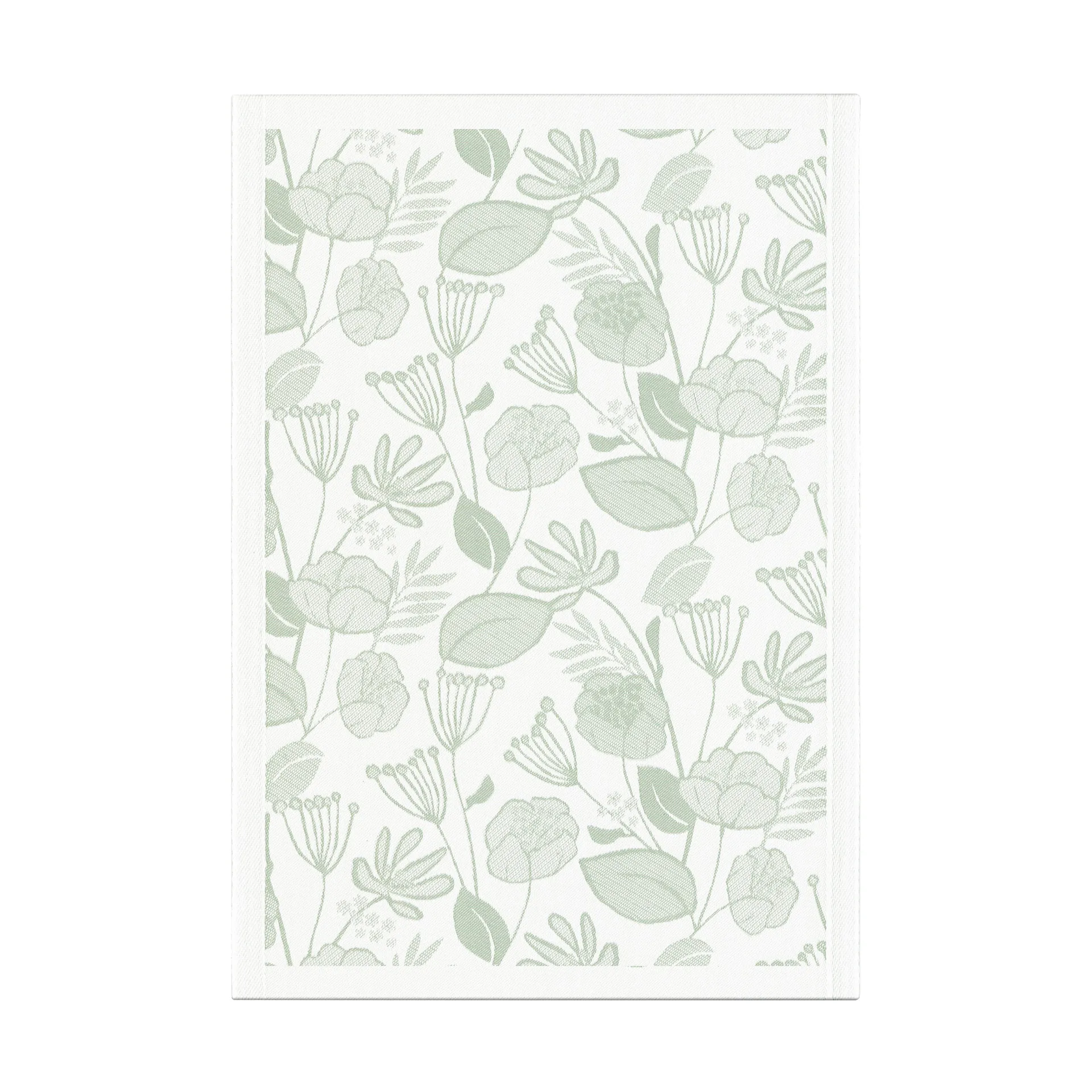 Serviette de cuisine Grönska 35x50 cm, Vert-blanc Ekelund Linneväveri