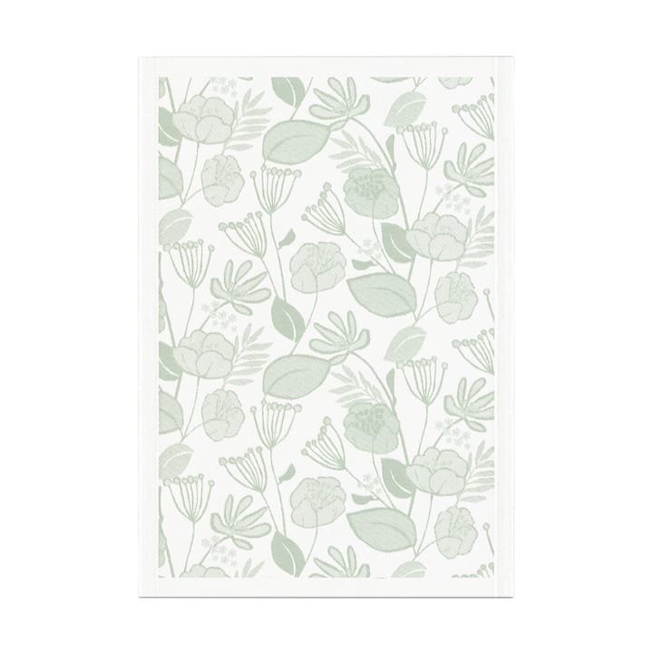 Serviette de cuisine Grönska 35x50 cm - Vert-blanc - Ekelund Linneväveri