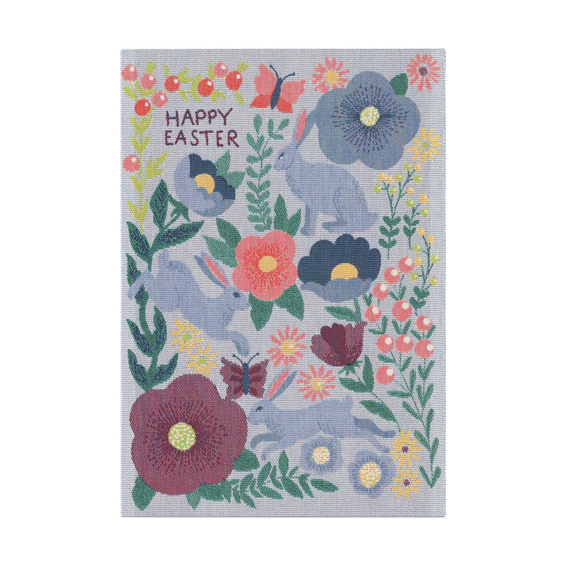 Serviette de cuisine Happy Easter 35x50 cm, Multi Ekelund Linneväveri