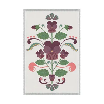 Serviette de cuisine Lindas viol 40x60 cm - Lilas-gris - Ekelund Linneväveri