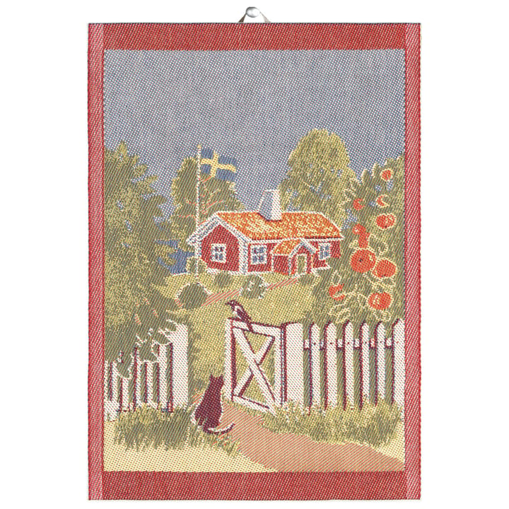 Serviette de cuisine Mitt Sverige 35x50 cm - Multi - Ekelund Linneväveri