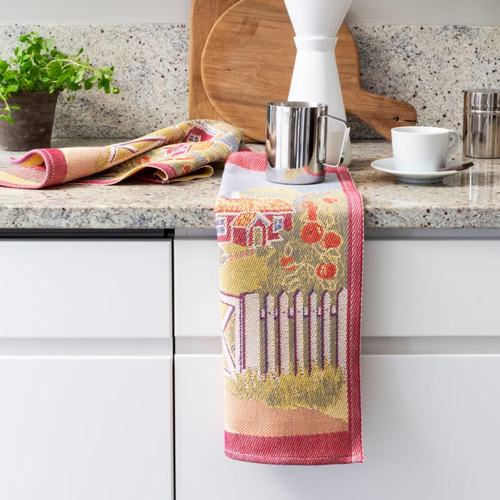 Serviette de cuisine Mitt Sverige 35x50 cm - Multi - Ekelund Linneväveri