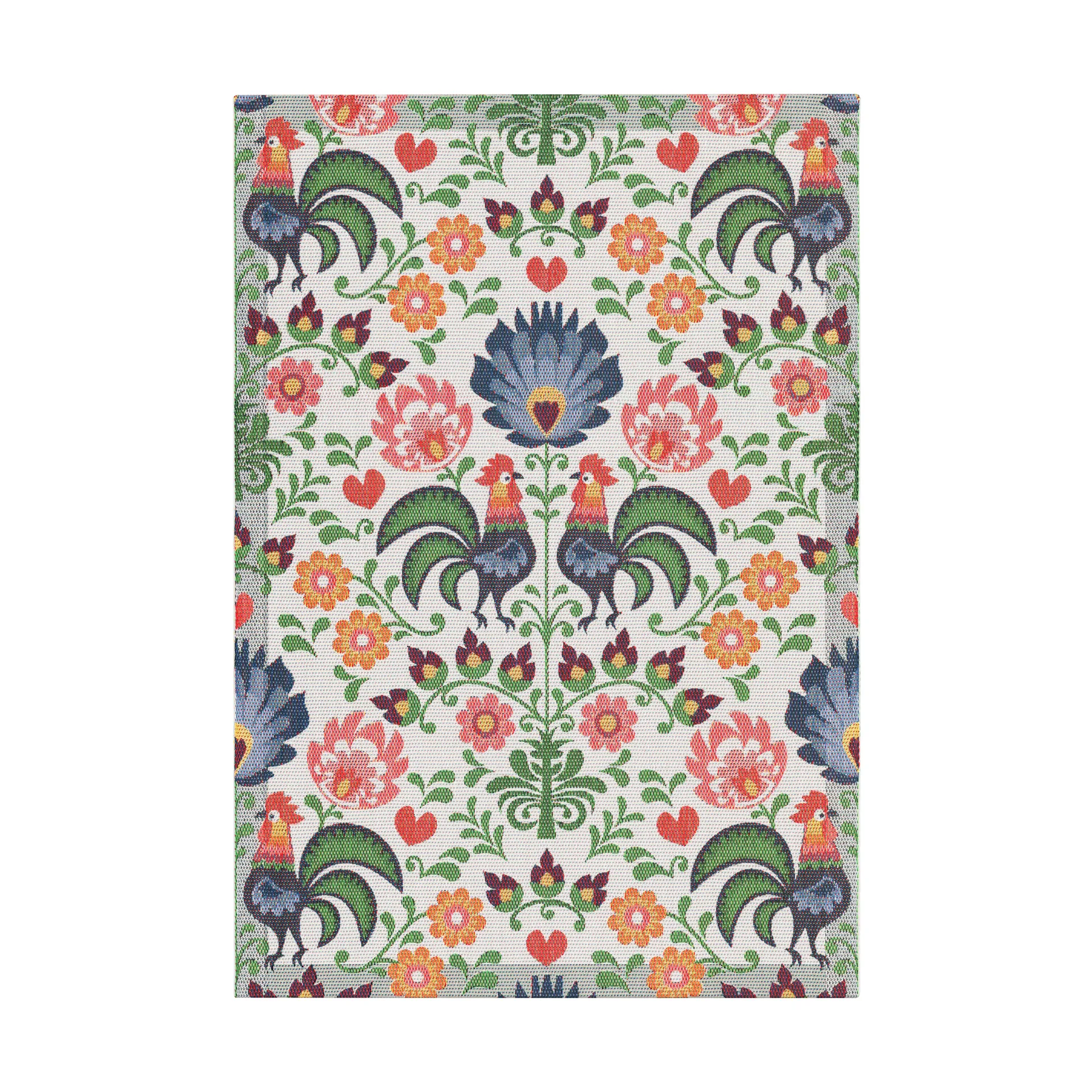 Serviette de cuisine Rooster 35x50 cm, Multi Ekelund Linneväveri
