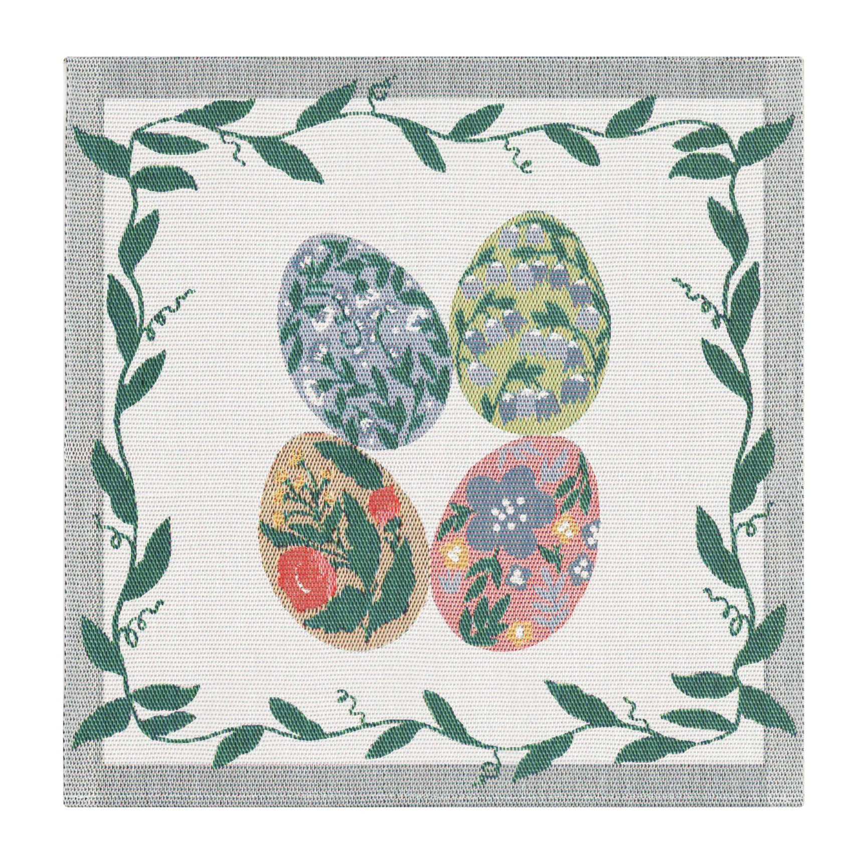 Serviette Egg collection, 35x35 cm  Ekelund Linneväveri